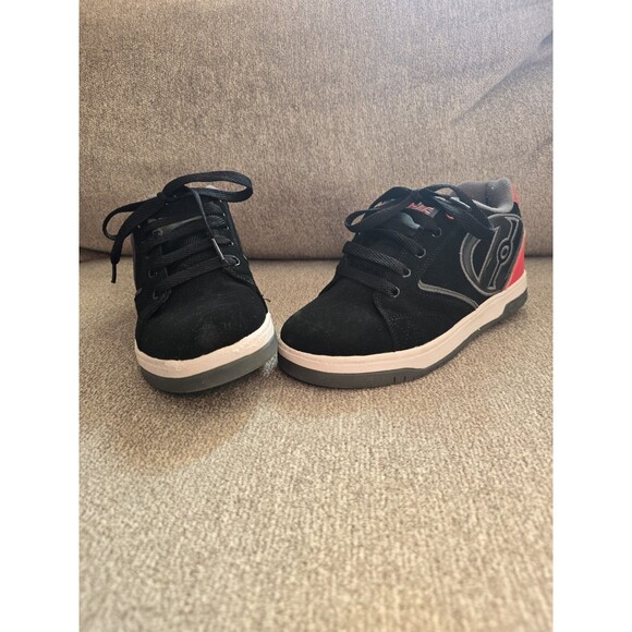 HEELYS Propel KR | Unisex Wheeled Shoes, Black/Red/Grey Strap, sz 5y - Picture 2 of 7